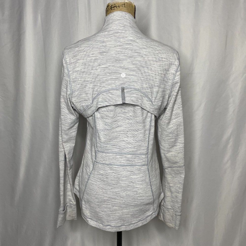 Lululemon Define Jacket Gray Striped Full Zip Moc… - image 6